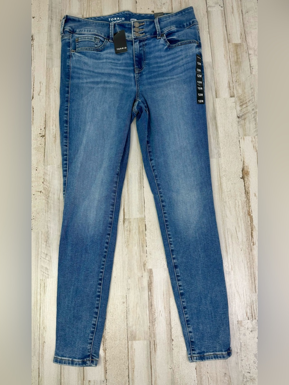 Torrid Jegging Jeans Womens 12R Blue High Rise Super Soft Skinny Denim NWT